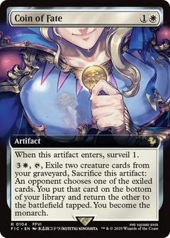 Coin of Fate (0104) (Extended Art) - Foil