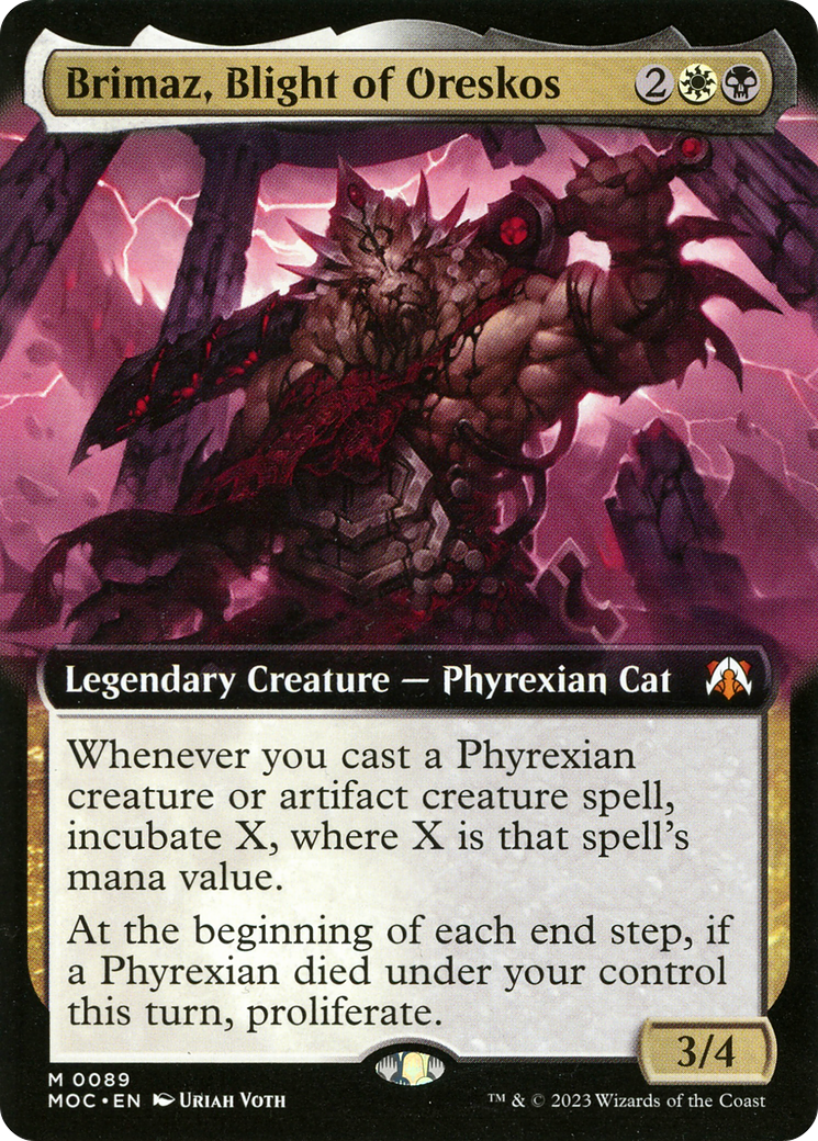 Brimaz, Blight of Oreskos (0089) (Extended Art) - Foil