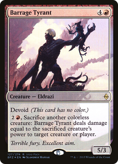 Barrage Tyrant (127) (Intro Pack) - Foil