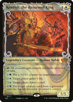 Kenrith, the Returned King (0134) (Showcase) - Halo Foil