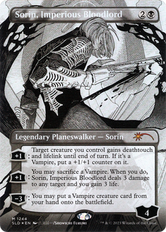 Sorin, Imperious Bloodlord (1244) (Borderless) - Foil