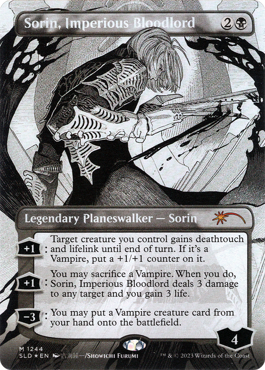 Sorin, Imperious Bloodlord (1244) (Borderless) - Foil