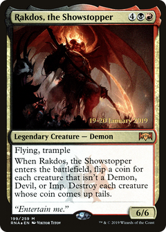 Rakdos, the Showstopper (199) (Prerelease) - Foil