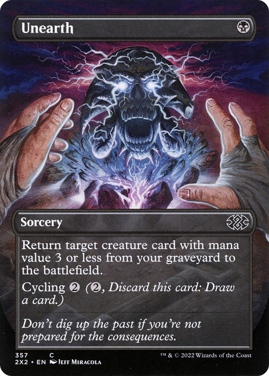 Unearth (357) (Borderless) - Foil