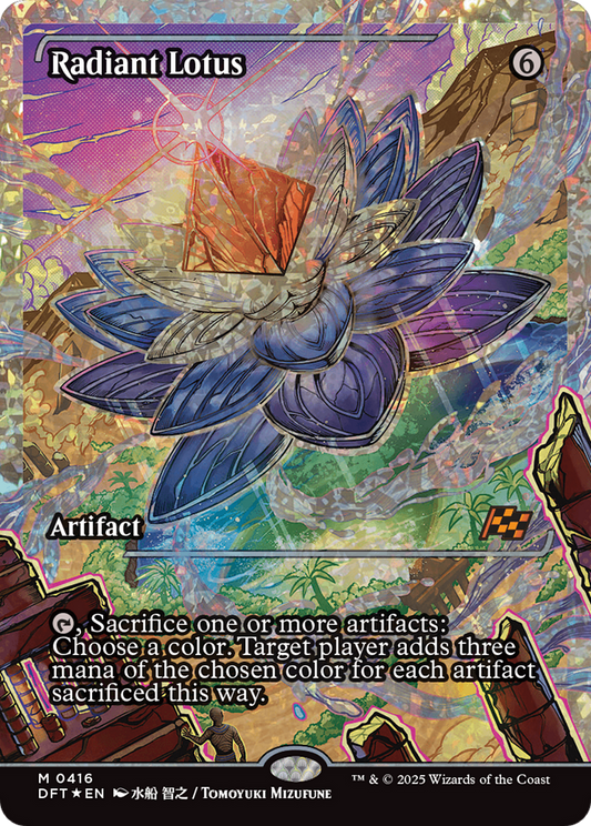 Radiant Lotus (0416) (Showcase) - Fracture Foil