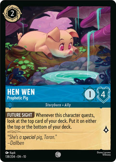 Hen Wen, Prophetic Pig (0138) - Cold Foil