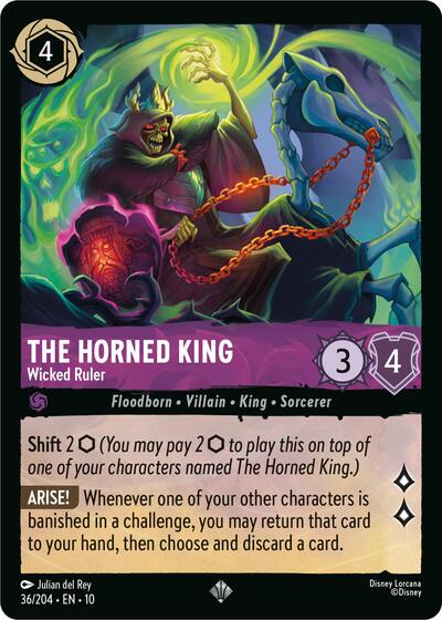 The Horned King, Wicked Ruler (0036) - Cold Foil