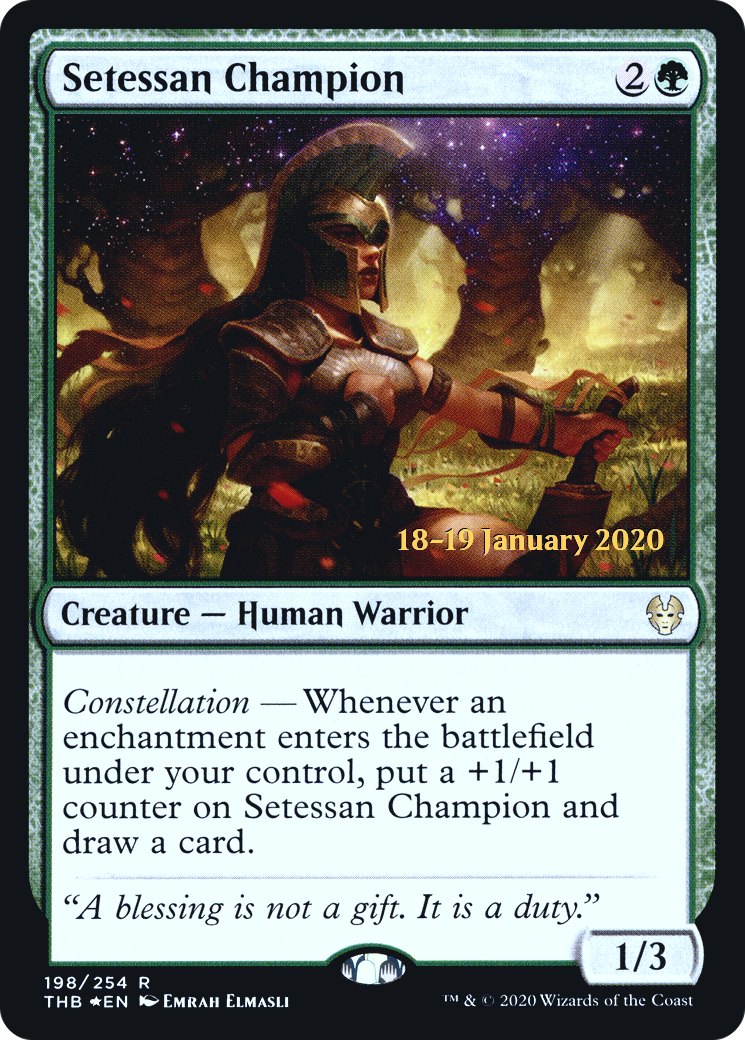 Setessan Champion (198) (Prerelease) - Foil