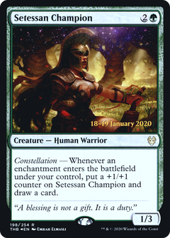 Setessan Champion (198) (Prerelease) - Foil