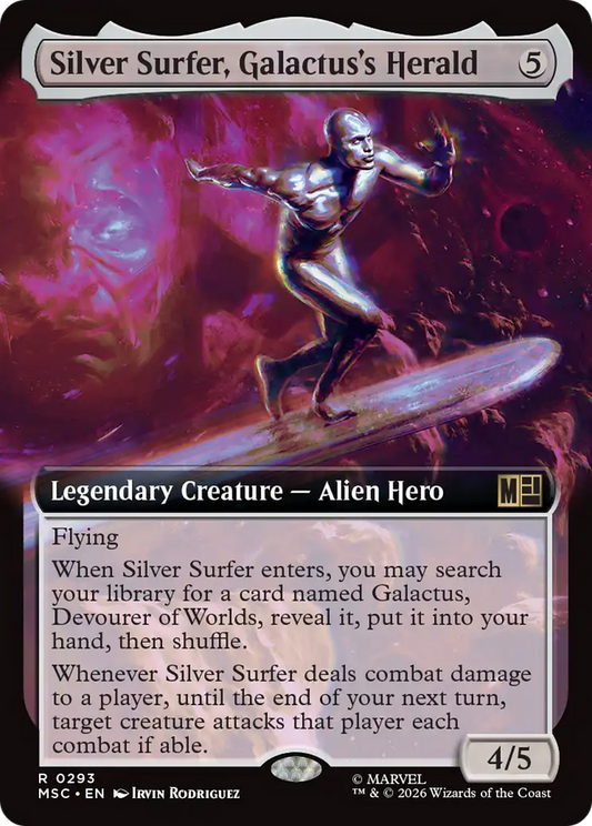 Silver Surfer, Galactus's Herald (0293) (Extended Art) (MSC)