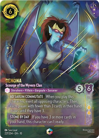 Demona, Scourge of the Wyvern Clan (0227) - Satin Holographic Foil