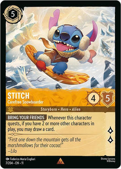 Stitch, Carefree Snowboarder (0007)
