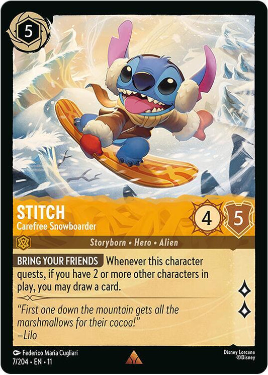 Stitch, Carefree Snowboarder (0007)