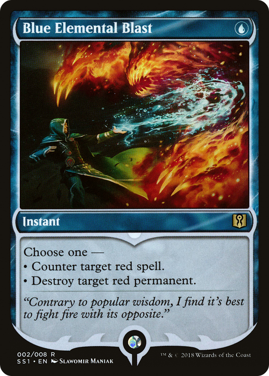 Blue Elemental Blast - Foil