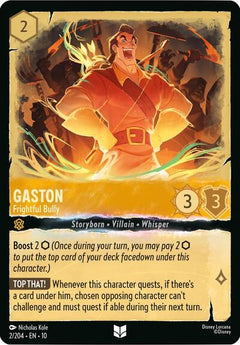 Gaston, Frightful Bully (0002) - Cold Foil