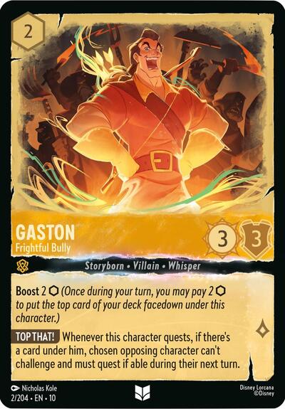 Gaston, Frightful Bully (0002) - Cold Foil