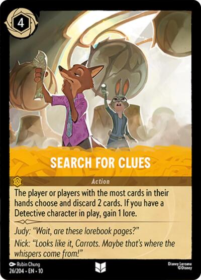 Search For Clues (0026) - Cold Foil