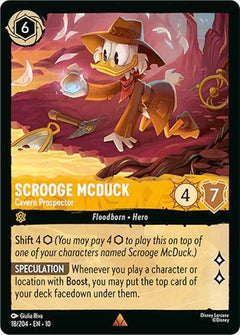 Scrooge McDuck, Cavern Prospector (0018) - Cold Foil