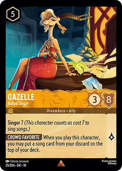 Gazelle, Ballad Singer (0025) - Cold Foil