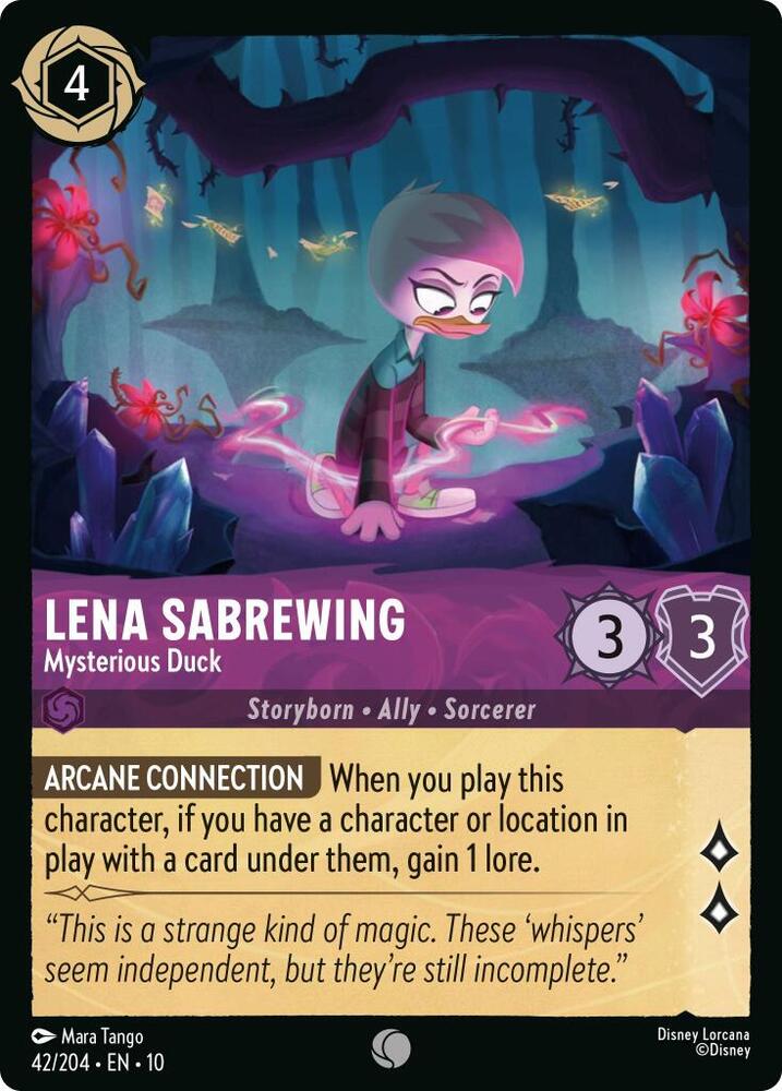 Lena Sabrewing, Mysterious Duck (0042) - Cold Foil
