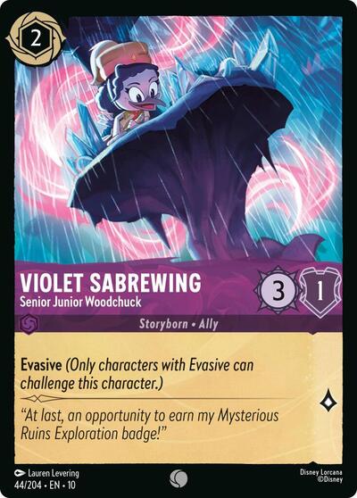Violet Sabrewing, Senior Junior Woodchuck (0044) - Cold Foil