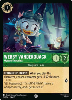 Webby Vanderquack, Mystery Enthusiast (0073) - Cold Foil