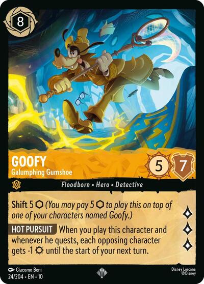 Goofy, Galumphing Gumshoe (0024) - Cold Foil