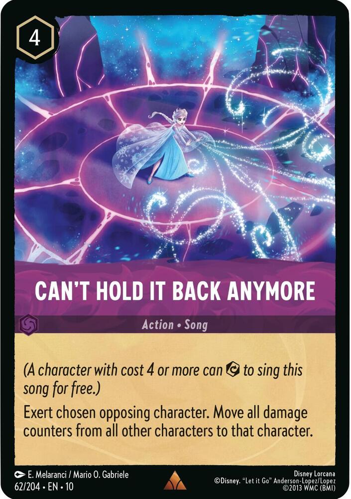 Can't Hold It Back Anymore (0062) - Cold Foil
