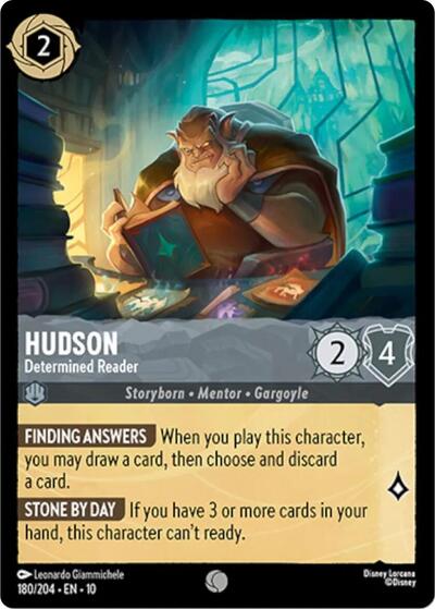Hudson, Determined Reader (0180) - Cold Foil