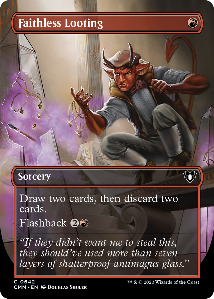 Faithless Looting (0642) (Borderless)