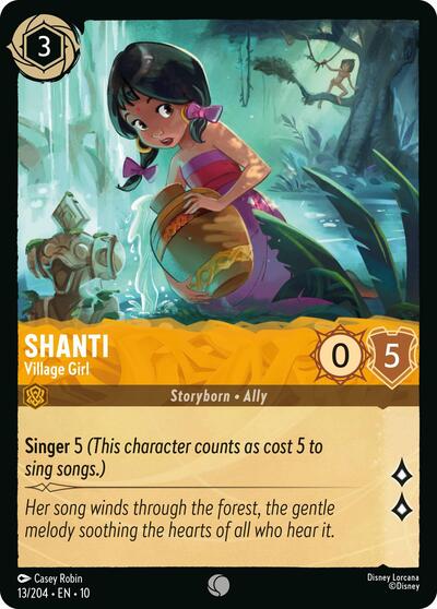 Shanti, Village Girl (0013) - Cold Foil