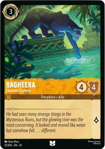 Bagheera, Cautious Explorer (0012) - Cold Foil