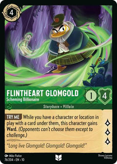 Flintheart Glomgold, Scheming Billionaire (0076) - Cold Foil