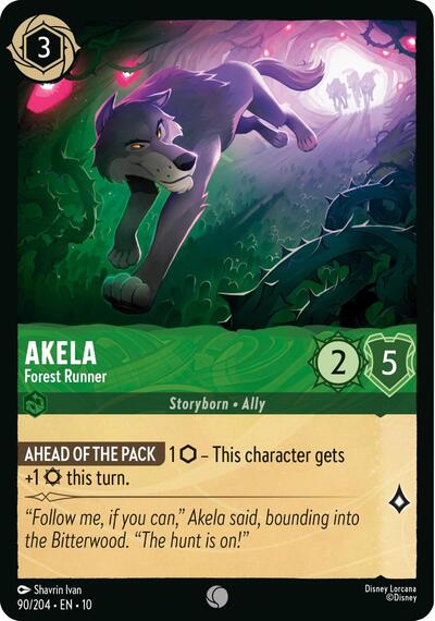 Akela, Forest Runner (0090) - Cold Foil