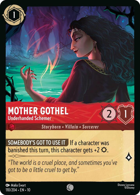 Mother Gothel, Underhanded Schemer (0110) - Cold Foil