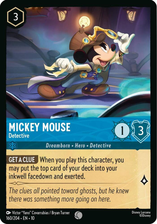Mickey Mouse, Detective (0160) - Cold Foil