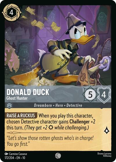 Donald Duck, Ghost Hunter (0172) - Cold Foil