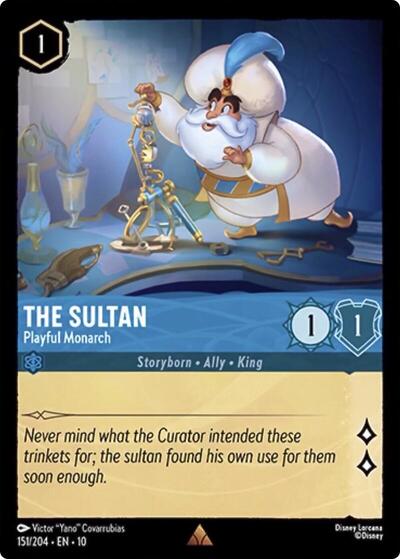 The Sultan, Playful Monarch (0151) - Cold Foil