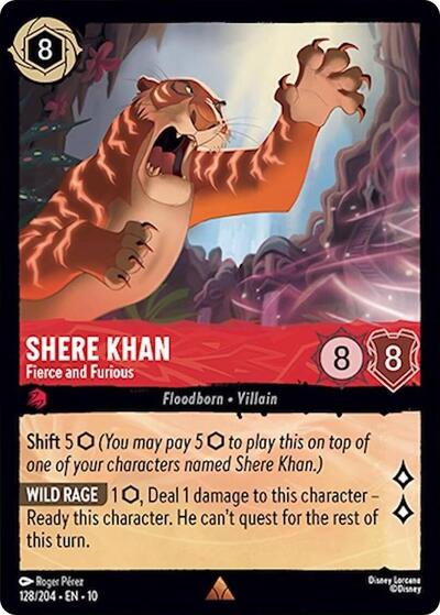 Shere Khan, Fierce and Furious (0128) - Cold Foil