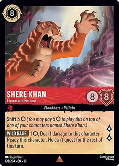 Shere Khan, Fierce and Furious (0128) - Cold Foil