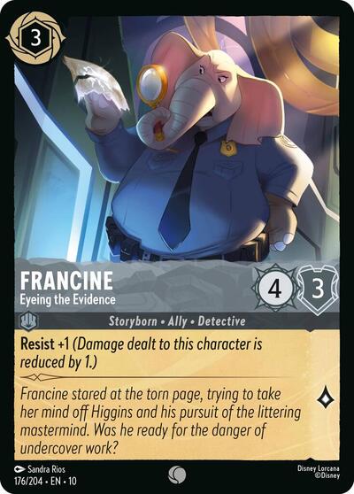 Francine, Eyeing the Evidence (0176) - Cold Foil