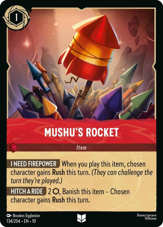 Mushu's Rocket (0134) - Cold Foil