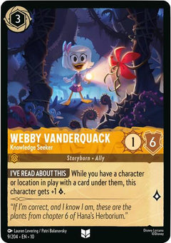 Webby Vanderquack, Knowledge Seeker (0009) - Cold Foil