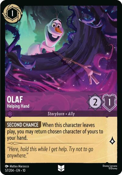 Olaf, Helping Hand (0057) - Cold Foil