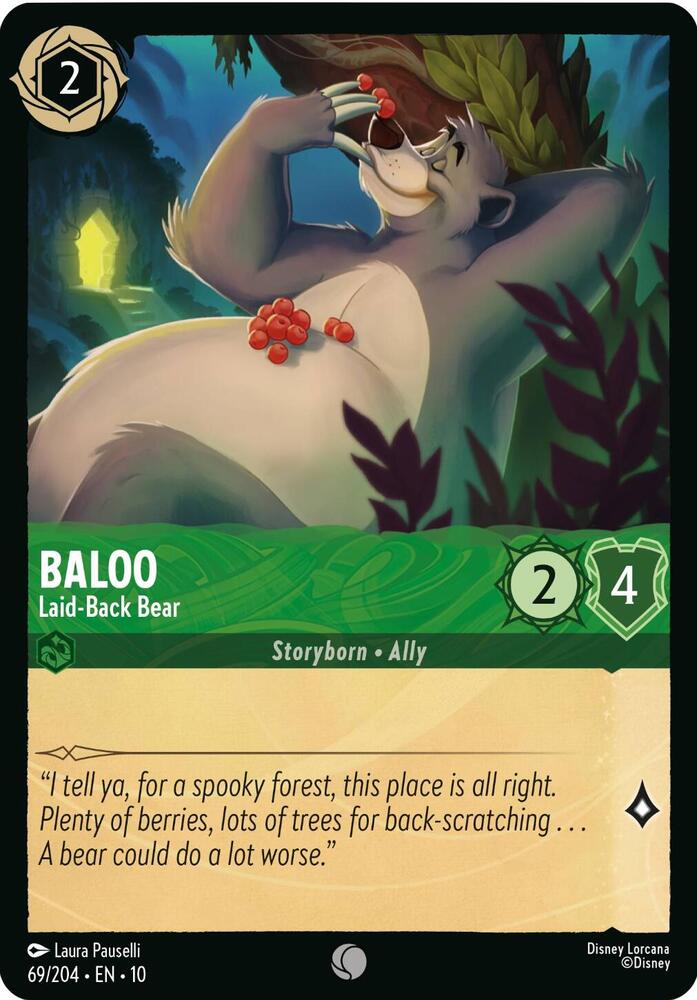 Baloo, Laid-Back Bear (0069) - Cold Foil