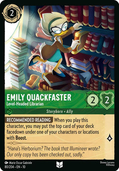 Emily Quackfaster, Level-Headed Librarian (0080)