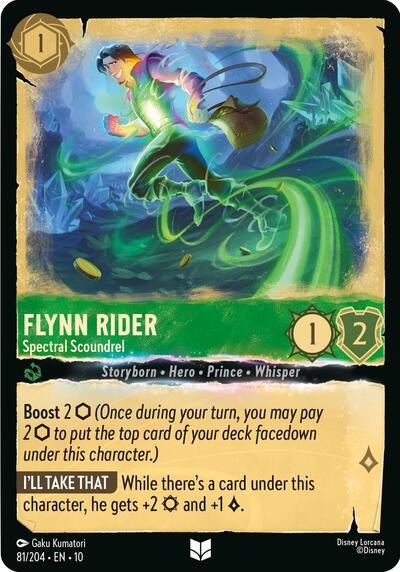 Flynn Rider, Spectral Scoundrel (0081) - Cold Foil
