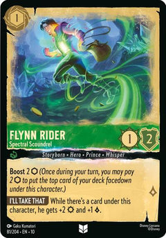 Flynn Rider, Spectral Scoundrel (0081) - Cold Foil