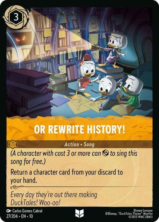 Or Rewrite History! (0027) - Cold Foil