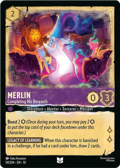 Merlin, Completing His Research (0058) - Cold Foil